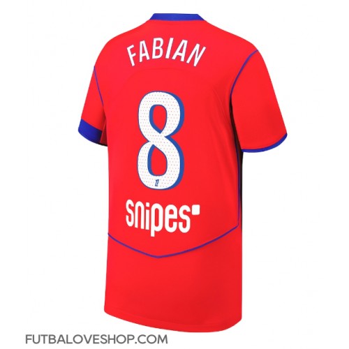 Dres Paris Saint-Germain Fabian Ruiz #8 Tretina 2025-26 Krátky Rukáv
